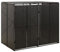 Double Wheelie Bin Shed, CIADAZ Privacy Screen Cover, Wheelie Bin Storage, Wheelie Bin Hideaways, Wheelie Bin Covers, Wheelie Bin Store, Black 140x80x117 cm Poly Rattan