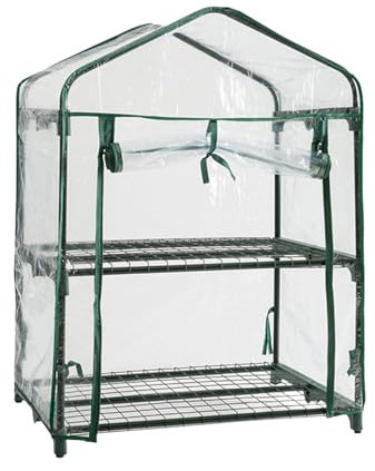 HUNYA Tienda de Invernadero | Invernaderos Transparentes para Exteriores PVC - Invernadero Interior Impermeable, Cubierta de Invernadero con protección UV para Plantas, jardinería, protección