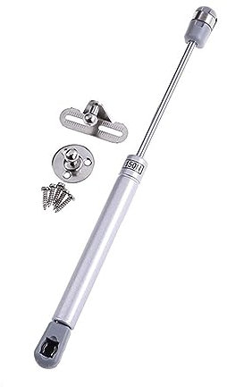 weich schließende Dämpfer, Gasdruckfedern, 1 Stück 40–150 N Möbeldeckel, Klappe, Scharnierstrebe, Stütze, Schranktür, Heben, Gasfeder, Bettkasten, Gasfeder, Stange, Schließen, Scharniere (80 N) ( Colo