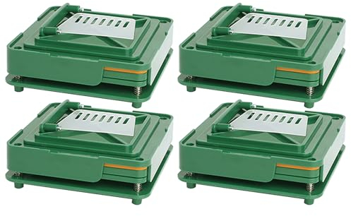 Lot de 4 capsules vides à 100 trous, machine de remplissage de capsules pour taille 00, capsules vides végétariennes ou gélatines, pour plateau de remplissage d'hôpital, clinique, laboratoire et