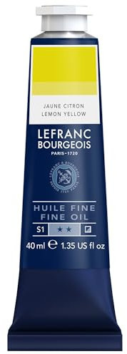 LB FINE OIL COLOUR 40ML TBE JAUNE CITRON ROW