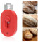 PEUTIER Lame à Pain avec 5pcs Lames, Outil de Notation de la Pâte à Pain poignée Push-Pull Coupe-Pâte à Pain Outils de Notation du Levain pour Accessoires de Fabrication de Pain au Levain(Rouge)