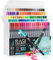 RAGI Pinselstifte Set 100 Aquarellstifte - Filzstifte für Erwachsene und Kinder - Aquarellmarker - Dual Brush Pen für Malbuch, Zeichnung, Kalligraphie, Comic
