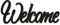 CREATCABIN Panneau Bienvenue Bois Découpé Lettre Bienvenue Découpée au Laser,Décoration Murale Suspendre,Décoration Inachevée pour Pendaison Crémaillère,Porte Maison,Décoration Murale,Noir 30x12cm