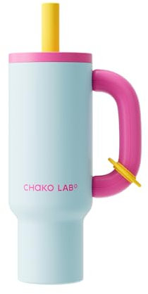 CHAKOLAB BaWangCup Insulated Water Bottle drinkware Pink＆Blue Tumbler 1000ml | 316 Stainsteel Liner