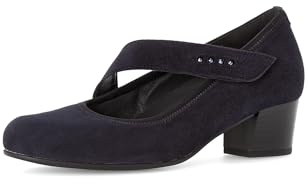 Gabor Damen Plateaupumps, Frauen Absatzschuhe,Court Shoes,stöckelschuhe,Plateau-Sohle,high Heels,Heels,stoeckelschuhe,Dark-Blue,39 EU / 6 UK