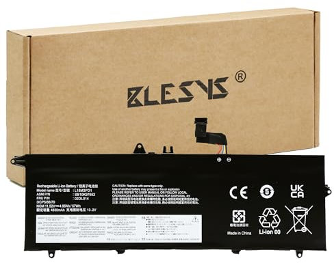 BLESYS 02DL013 Batteria per Lenovo ThinkPad T490s (20NX 20NY) T495s (20QJ 20QK) PC portatili 02DL014 02DL015 02DL016 L18M3PD1 L18C3PD1 L18C3PD2 L18L3PD1 L18M3PD2