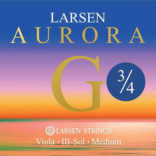 LARSEN STRINGS Aurora Saiten für Viola G Medium 3/4