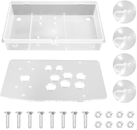 Yokomu DIY Arcade Joystick Acryl Panel Gehäuse für Arcade Spiel Maschine DIY Kann Installiert Werden Joystick Taste für Retro Videospiel