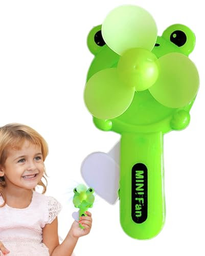 Vmiorzq Handheld Manual Kids Fan, Hand Press Kids Cooling Fan, Cartoon Fans Handheld Air Cooler, Summer Hot Days Fast Cooling Personal Fans For Picnic