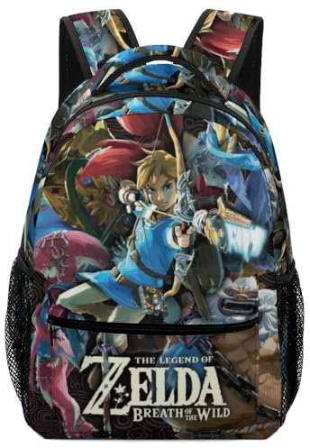 YINGC Kid The Legend of Zelda XTYD1449 - Zaino scolastico per ragazzi, ragazzi e ragazze, Nero , Taglia unica