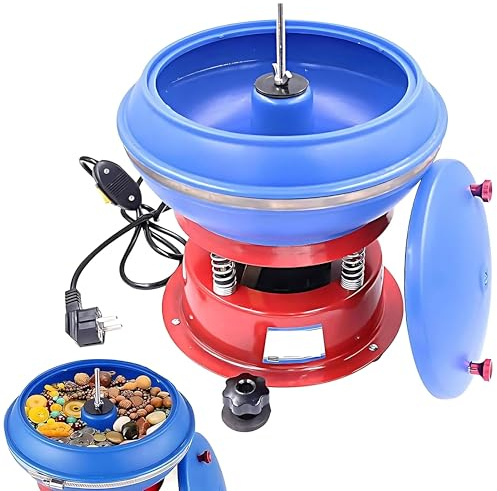 Electric Rock Tumbler Kit - 3.5L Capacity for Polishing and Grinding Jewelry, Metal Parts & Stones - Ideal for Hobbyists and Professionals
