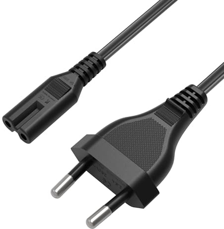 Cavo di alimentazione a 2 poli per JBL Partybox 110 310 710, cavo universale per piccoli dispositivi TV PS3 PS4 PS5 One S/X, cavo di alimentazione AC Power Cord cavo di alimentazione compatibile con