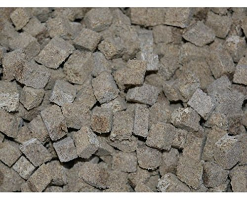 1000 ml getrocknete Tubifex Würfel, Leckerbissen für Zierfische und Schildkröten - Bachröhrenwürmer, FD - Futter