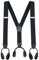 Buyless Fashion Herren Y Hosenträger - 122cm elastische verstellbare Riemen 3 cm - 5113-Black