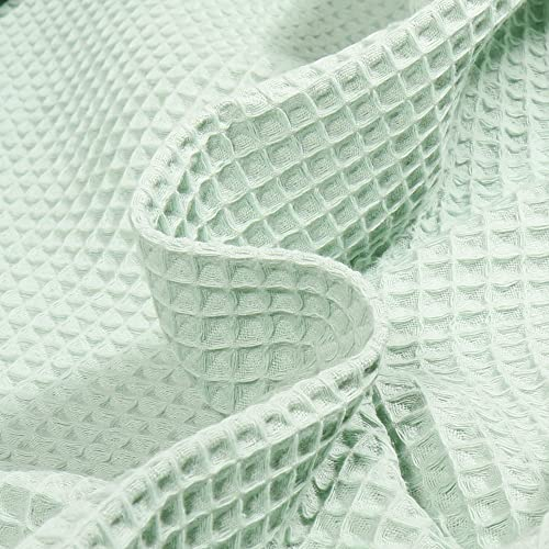 Tissu Nid d'abeille Vert clair x50cm