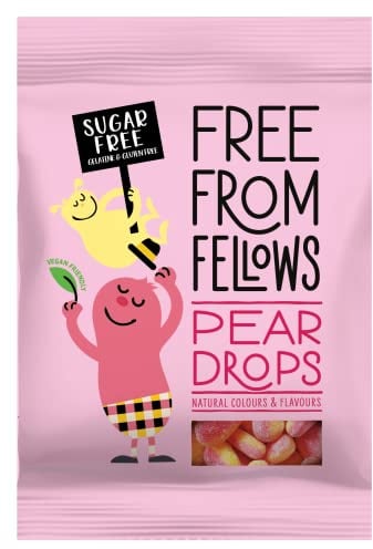 Free From Fellows - Pear Drops Hard Boiled Sweets, 70g