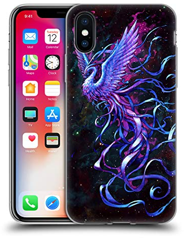 Head Case Designs Offizielle Christos Karapanos Phoenix Mythisch Gel Handyhülle Hülle [Militärischer Schutzgrad] Kompatibel mit Apple iPhone X/iPhone XS