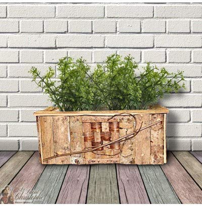 Maison Halleux Cache Pot jardinière en Bois rectangulaire - Lot de 9 pièces