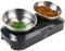 KatSupreme Tilted Cat Food Bowls - Raised Cat Food Bowls, Anti Vomiting Cat Bowl Set, Stainless Steel Cat Bowls with Stand, Orthopedic Cat Bowl, Elevated Cat Bowls Set