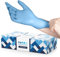 Hand-E Touch Blue Nitrile Disposable Gloves X Small 100 Count - Latex Free Medical Exam Gloves, Powder Free Food Safe Cooking Gloves