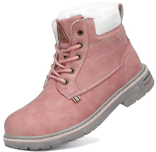 B09JLC118L Mishansha Stivali da Neve Bambino Unisex Calde Foderate Gr.24-36EU