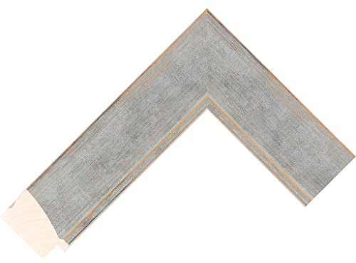 Customisable Bezel for the Samsung Frame TV (Cushion Silver, 43 inch)
