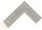 Customisable Bezel for the Samsung Frame TV (Cushion Silver, 43 inch)