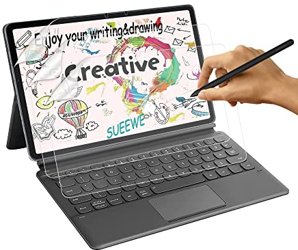 [3 Stück] Like Matte Papier Folie für Samsung Galaxy Tab S11/S10 Lite/S10 FE/S9 FE/S9/S8/S7, [Blendfreiem] PET Papier Gefühl Displayschutzfolie zum Zeichnen, Schreiben, Skizzieren
