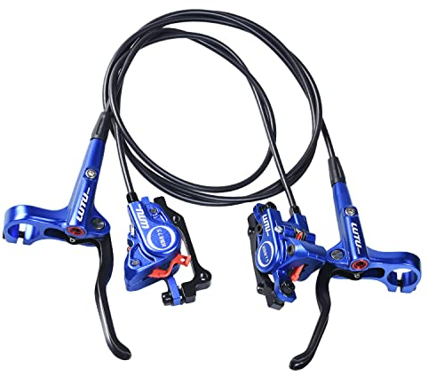 ThinkTop Doppelkolben-Fahrradbremsen-Set, hydraulisch, 800/1450 mm, MTB-Fahrrad, vorne und hinten, Öldruck-Scheibenbremsen-Set