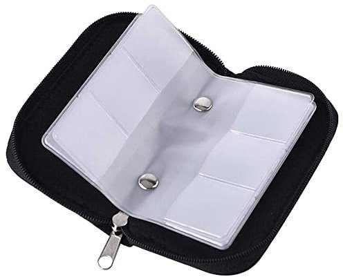 ZHIXUN Speicher Karten Tasche Speicher Karten Aufbewahrungs Tasche Schutz HüLlen mit ReißEn Verschluss für SD SDHC MMC CF -SD Karten
