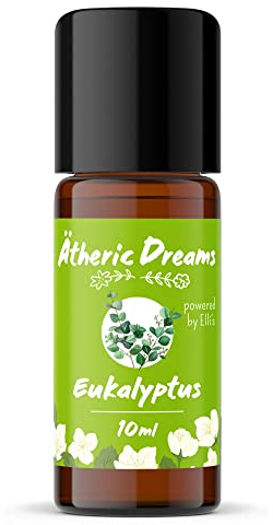 Ätheric Dreams | Eukalyptus | Reines ätherisches Öl | 100% Naturrein für Aromatherapie, Massage & mehr | Für Duft Diffusor, Badezusätze & Co | 10ml