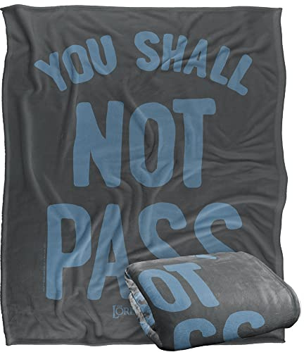 LORD OF THE RINGS Blanket, 152 x 127 cm The Almighty Gandalf Silky Touch Super Soft Throw Blanket