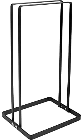 QWORK® Kleiderbügel Aufbewahrungs Organisator, abnehmbar, 30 cm hoch, schwarz