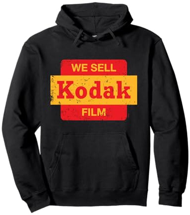 Cartel vintage con capucha con texto en inglés We sell Kodak Film Sudadera con Capucha