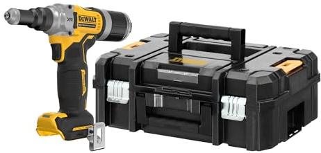 DEWALT 18V XR Rivettatrice Brushless 6,4mm, Unità Nuda, DCF414NT-XJ