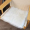 Cumay Teppich Kunstfell Fell-Teppich, Flauschiger Schaffell Lammfell Fellteppich Waschbar,Für Wohnzimmer Schlafzimmer, Stuhl,Bett,Sofa Deko Dekofell 45x45cm