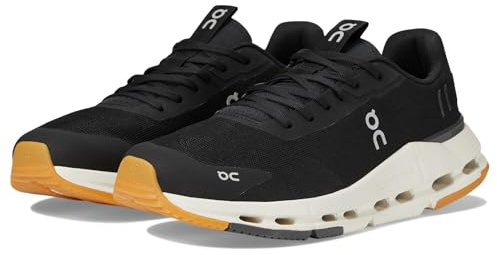 On Cloudnova Form 2 Herren-Sneaker, Schwarz/Elfenbein, Größe 42