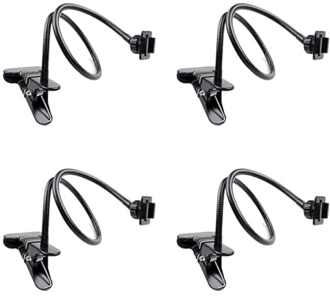 Webcam-Ständer, 63,5 cm, flexible Tischhalterung, Schwanenhals-Halterung für Webcam C930E, C930, C920, C922X, C922, C925E, 4 Stück
