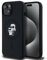 CG Mobile Karl Lagerfeld KLHMP15SSCMKCRHK Hülle für iPhone 15/14 / 13 6.1 Schwarz hardcase Silicone Karl & Choupette