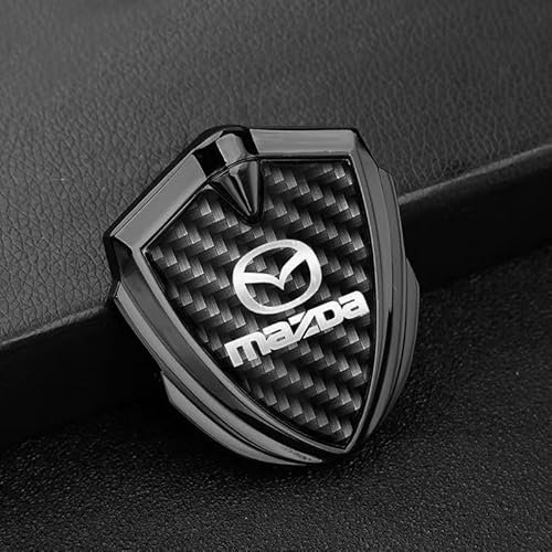 GWWXM Auto Emblem für Mazda MX-5 ND,Auto Front Motorhaube Kofferraum Grille Aufkleber Logo Abzeichen Badge Abziehbilder 3D Metall Auto Ersatz Tuning Zubehör,B