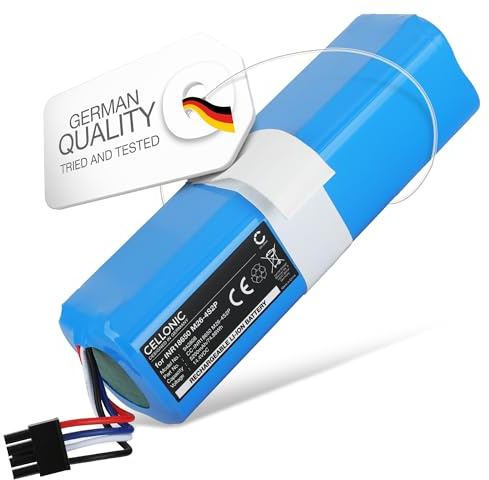 CELLONIC, Battery for Vacuum cleaner compatible with Eufy Robovac L70 Hybrid, T2190, INR18650M26-4S2P (14.4V, 5200mAh)