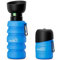 pecute Dog Water Bottle 850ml Foldable, Portable Dog Water Bottle for Walking with Carabiner, Leakproof Drinking Bottles for Dog, Water Dispenser Bowl for Outdoor Use,Blue
