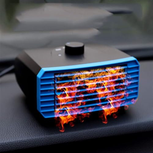 Chauffage électrique De Voiture 12v / 24v Chauffage électrique Chauffage électrique Voiture Camion Van Voiture Désembueur, 12V Blue
