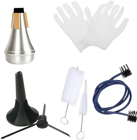 MotiveTech Trompetenreinigungsset, Einfach Anzubringende Handschuhe, für Jazzstudenten Und Musikliebhaber.
