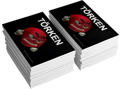 Lustiger TÖRKEN Sticker Bundle 50er Set – Wütender Smiley Design – Lustige Spaß Aufkleber für Laptop, Handy, Auto & Deko – Hochwertig & Wetterfest – Original von Hookain