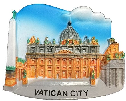 St .perter's Basilica Vatican City Rome Roma Italy Refrigerator Magnet Tourist Souvenirs,3D Resin Roma Fridge Magnet Home and Kitchen Decoration from China