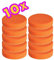 DingLong 10PC 150mm Polierschwämme Wachs Schwämme Auto Polierpad, Polieren Pad Schwamm Polierschaum Set für Exzenter Poliermaschine Schleifmaschine