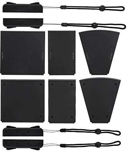 Kafuty 5 teiliger Gamepad Anschluss für NS Switch Joy Con Controller, ergonomisches Design 5 in 1 Anschlusspaket Links Rechts Griffgehäuse, reibungslos herausziehbar.