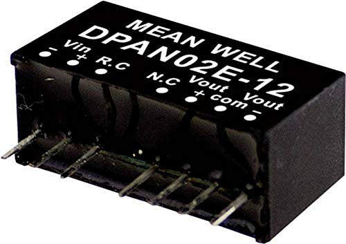 Mean Well DPAN02E-12 DC Converter Module 83mA 2W Number of Outputs: 2 x